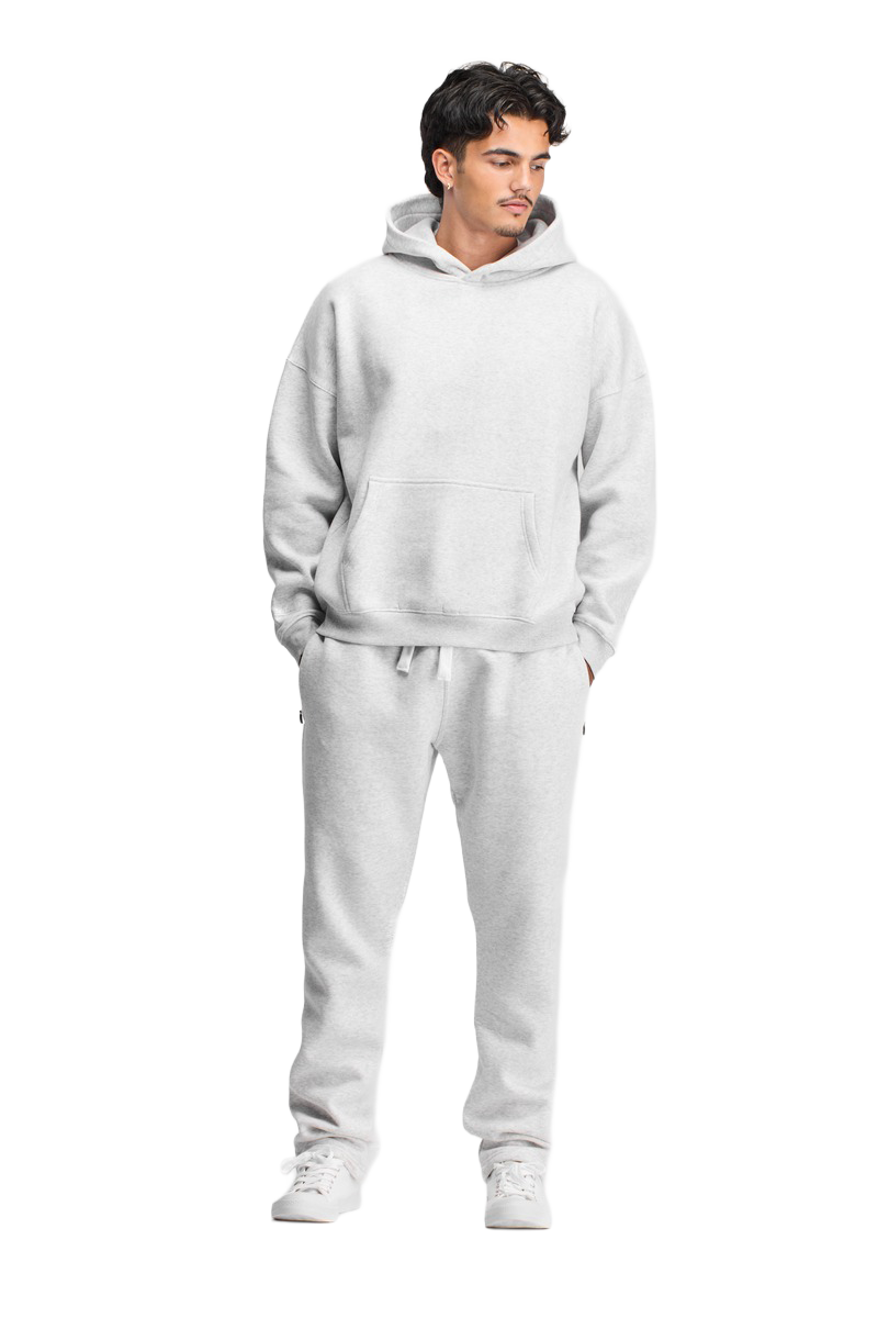 Light grey Boxed Hoodie