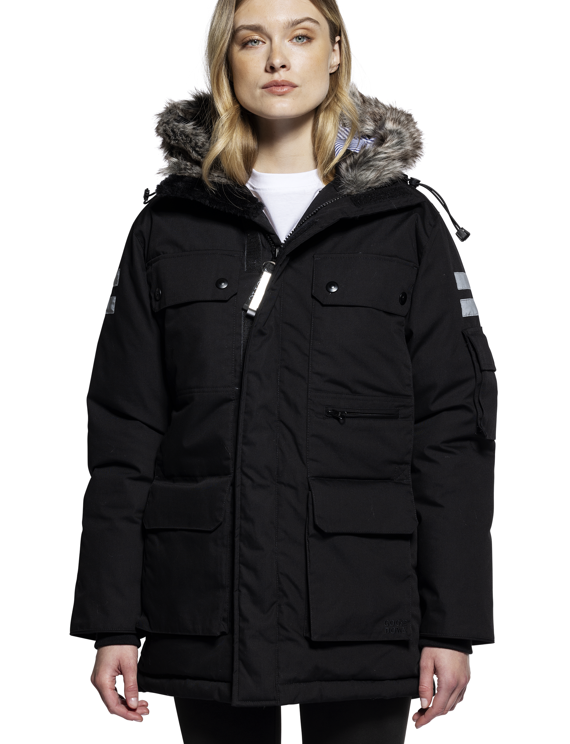 Black Parkas Arctic Goosedown Explorer