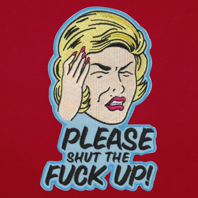 Badge Shut up - 37