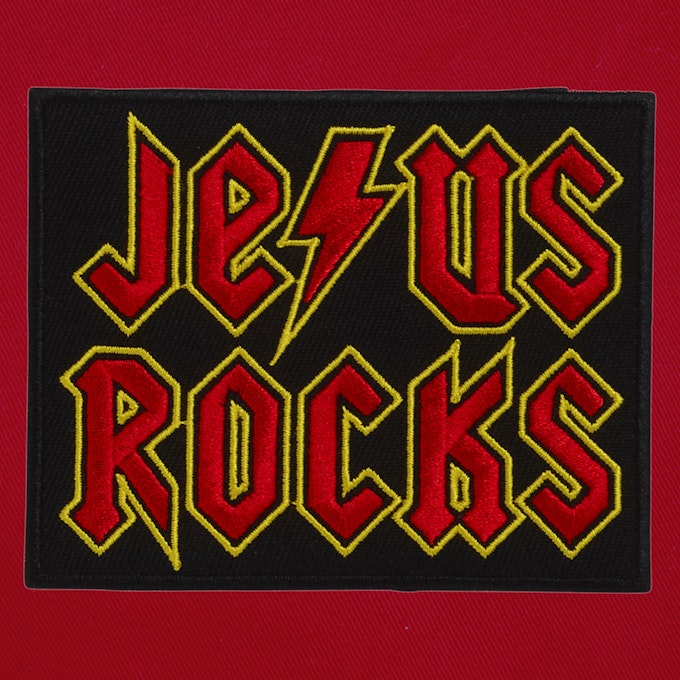Badge Jesus Rocks - 185