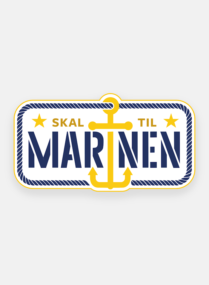 Badge Skal til Marinen - 246
