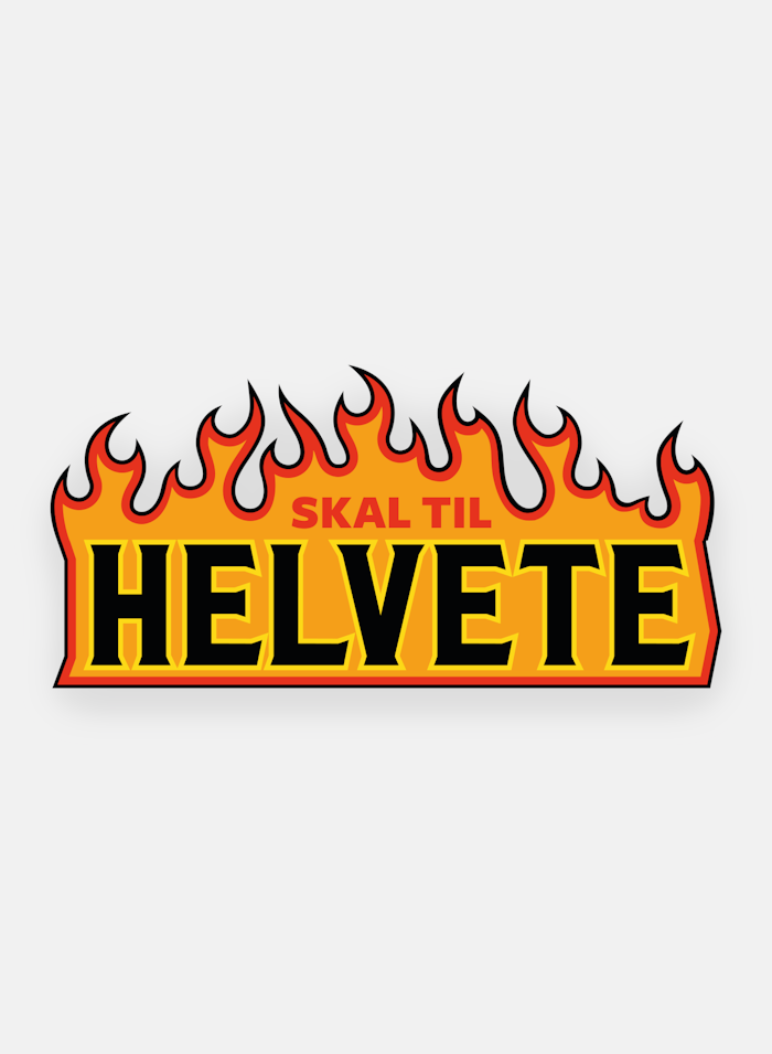 Badge Skal til Helvete - 258