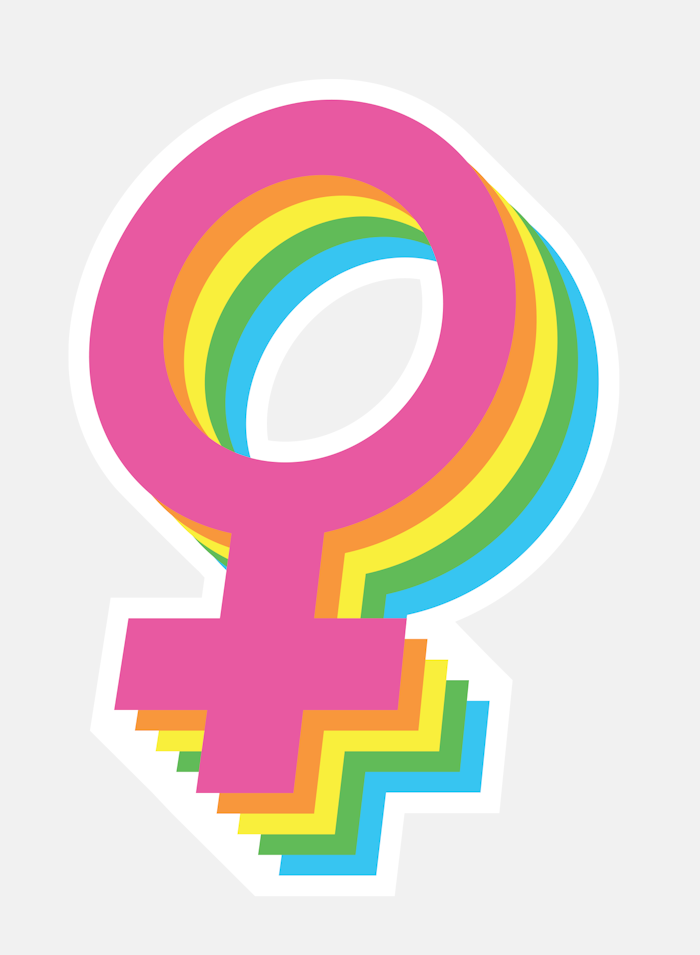 Badge Woman Sign - 291