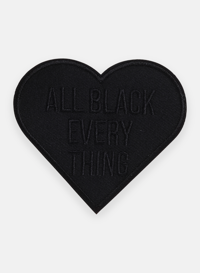 Badge Black Heart - 69