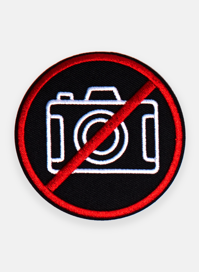 Badge No Photo Black - 109
