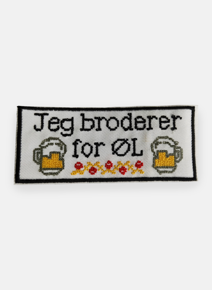 Badge Brodere for Øl - 140