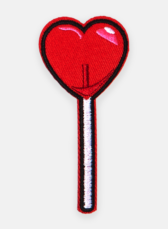 Badge Lollipop Heart - 208