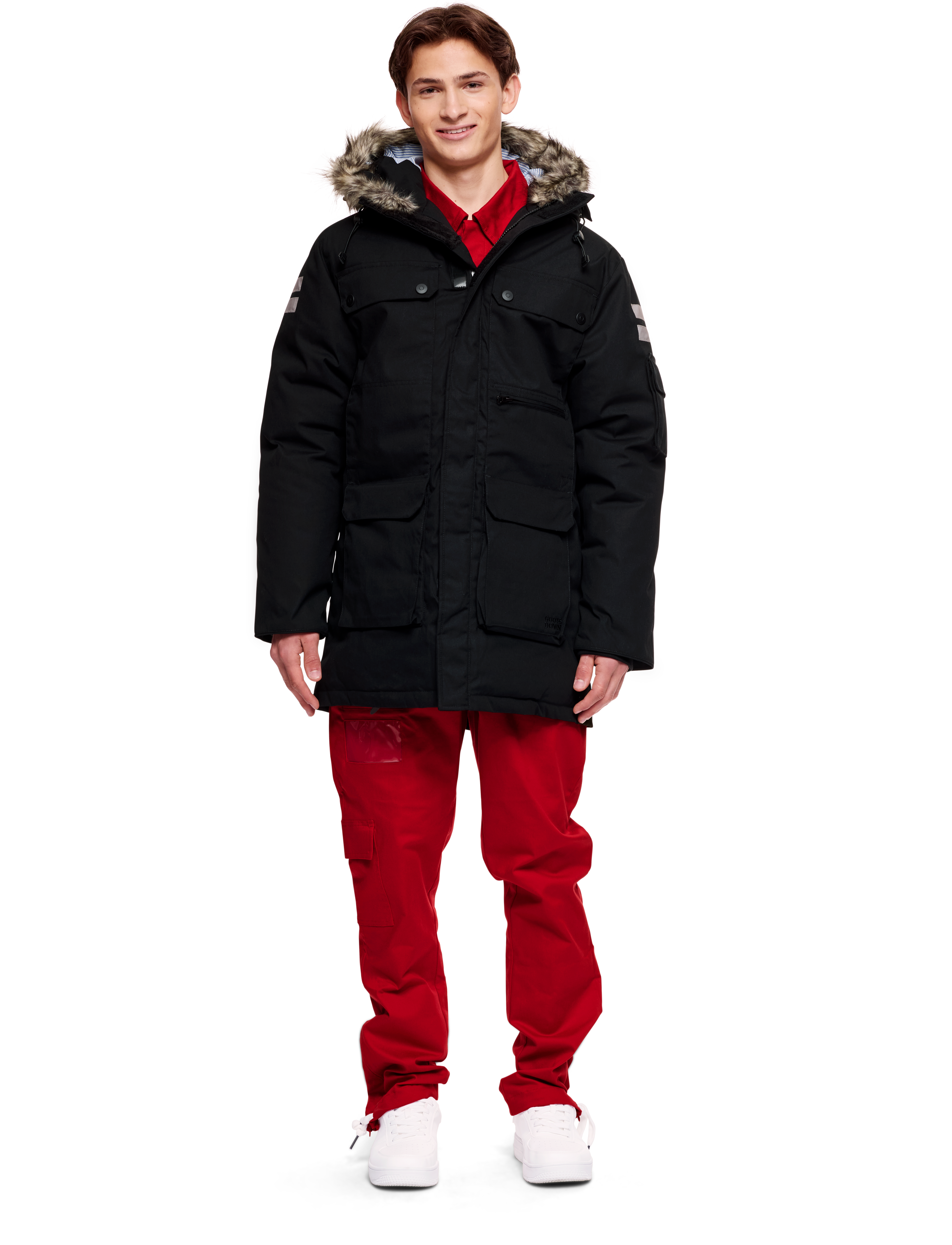 Parkas Unisex Arctic Gåsedun Black