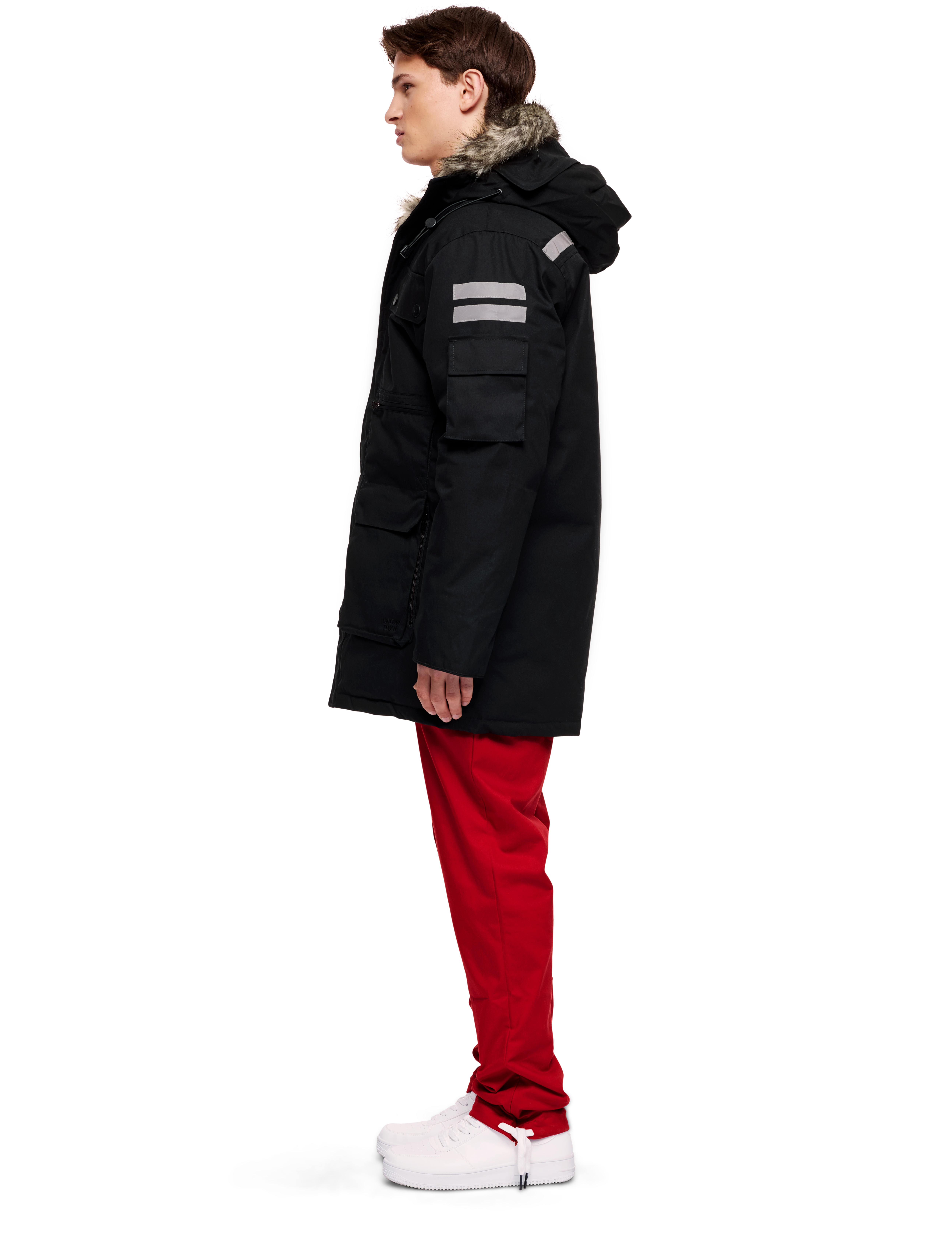 Parkas Unisex Arctic Gåsedun Black