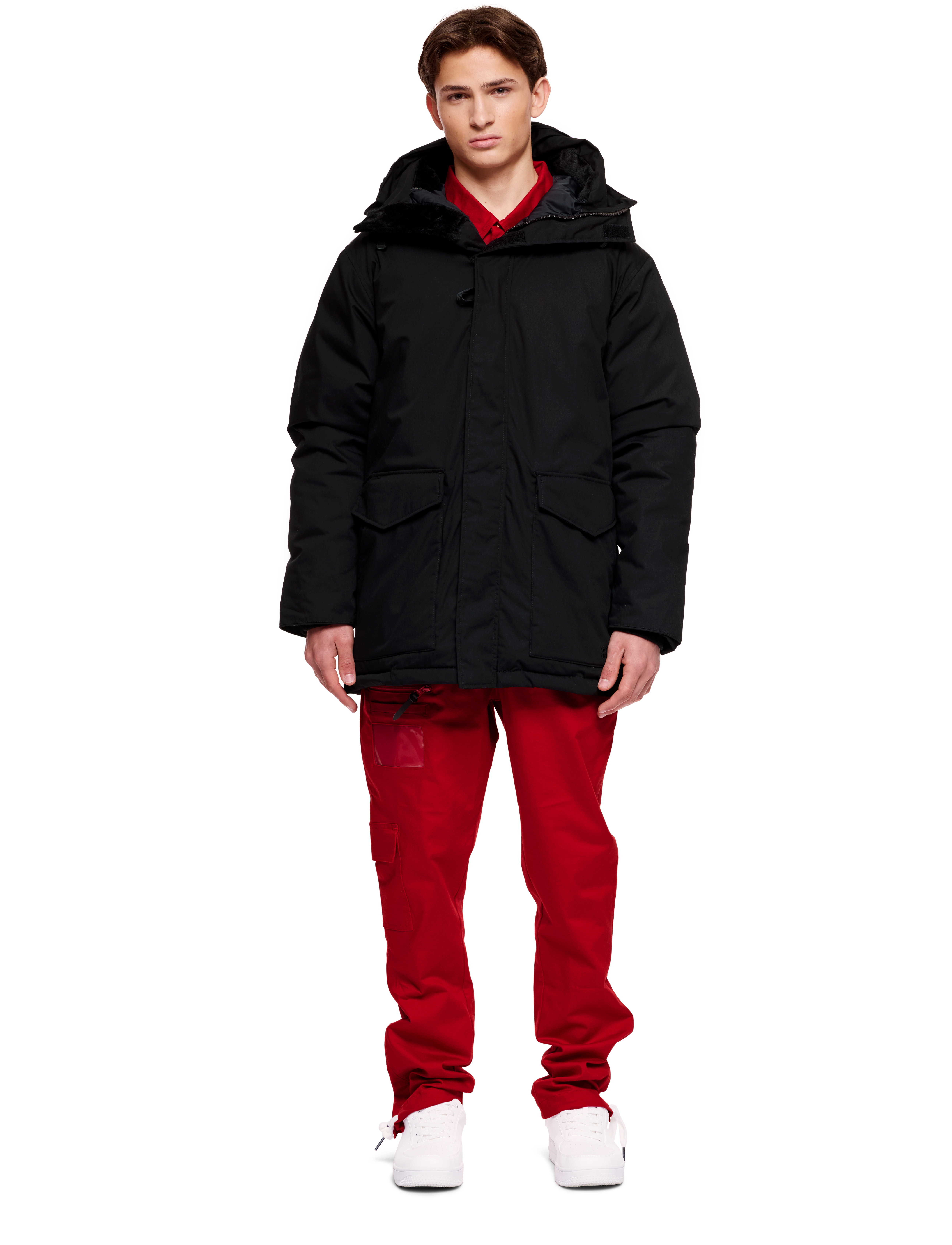 Parkas Unisex Expedition Gåsedun Black