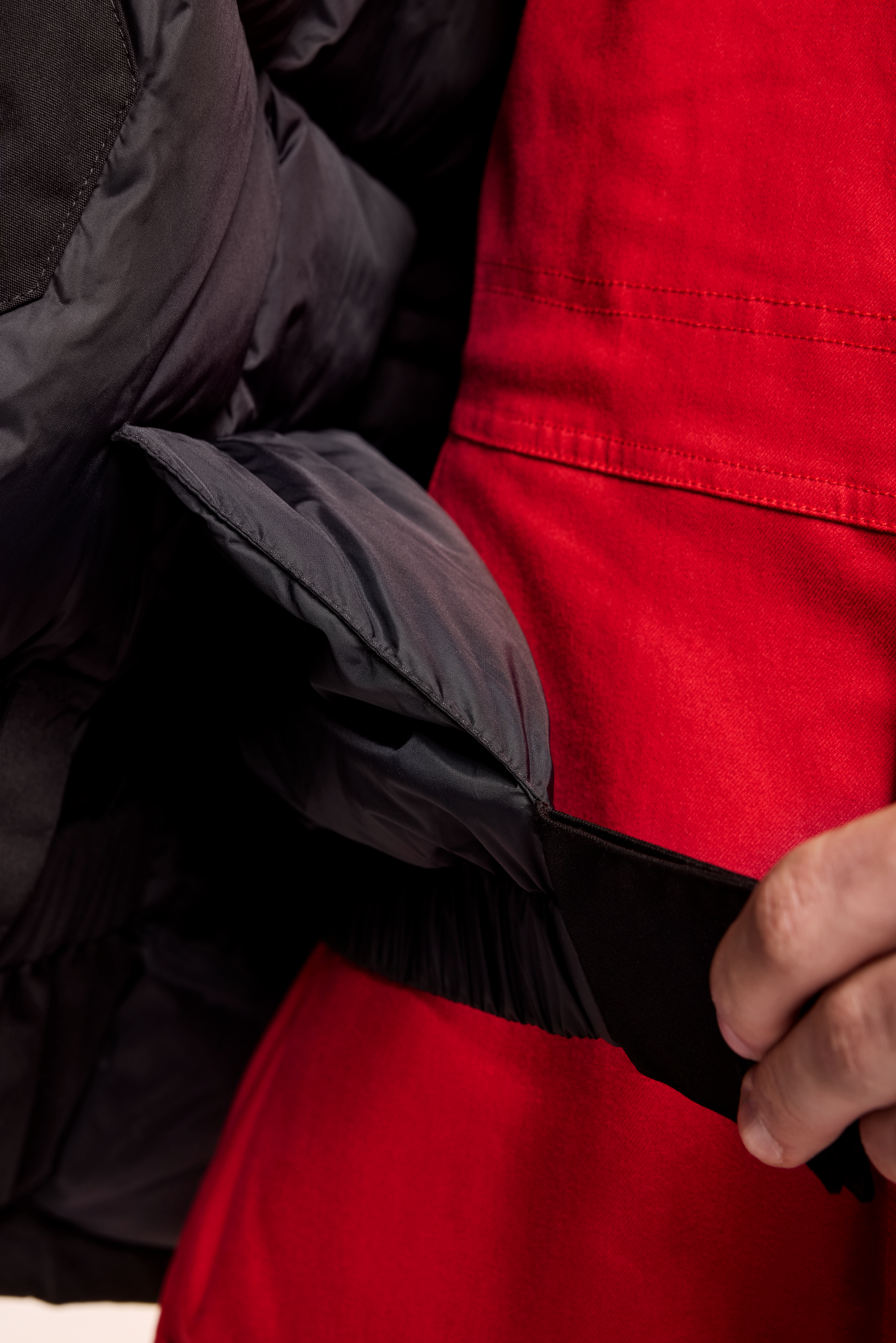 Parkas Unisex Expedition Gåsedun Black