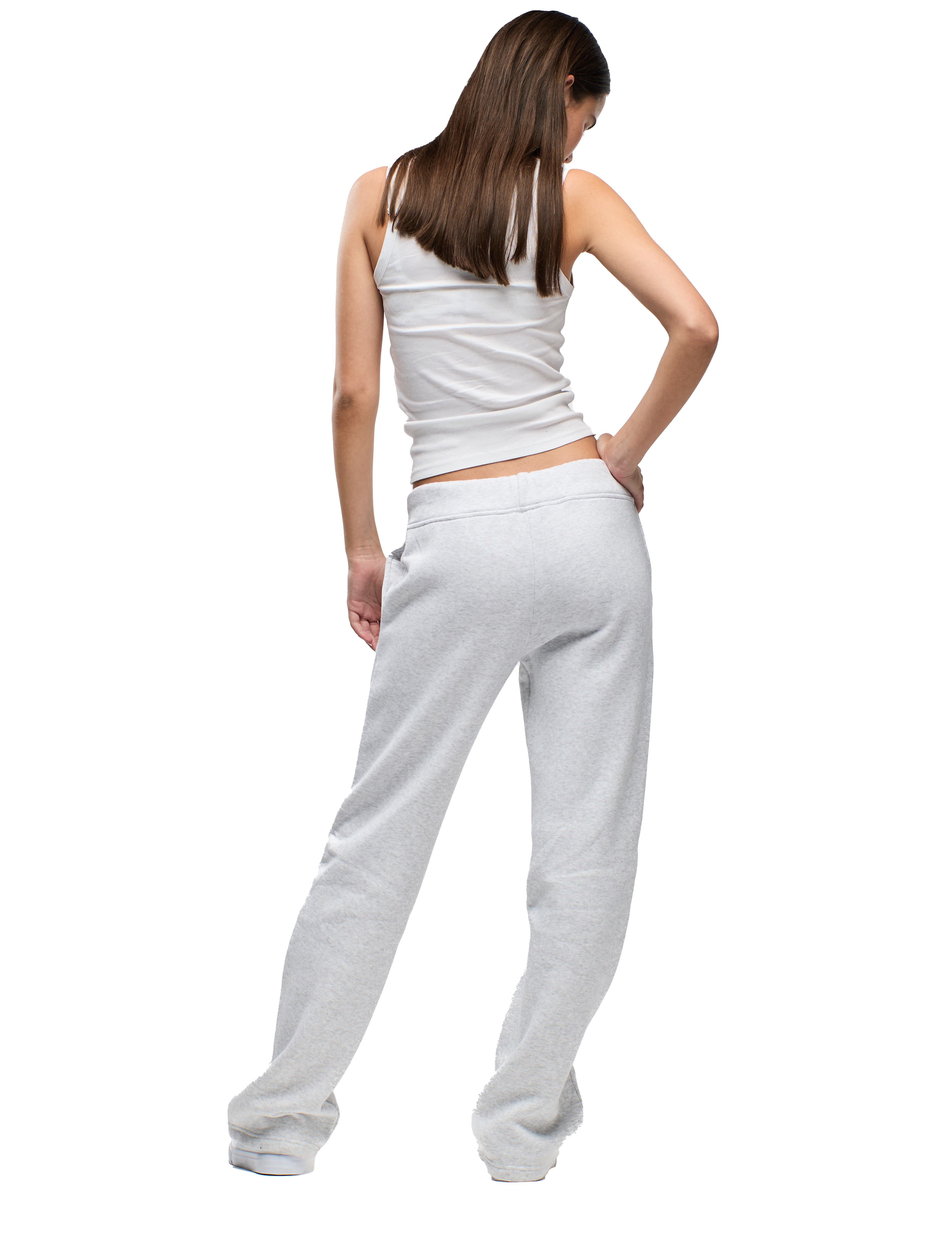 Joggebukse Long Jente Lys Grå