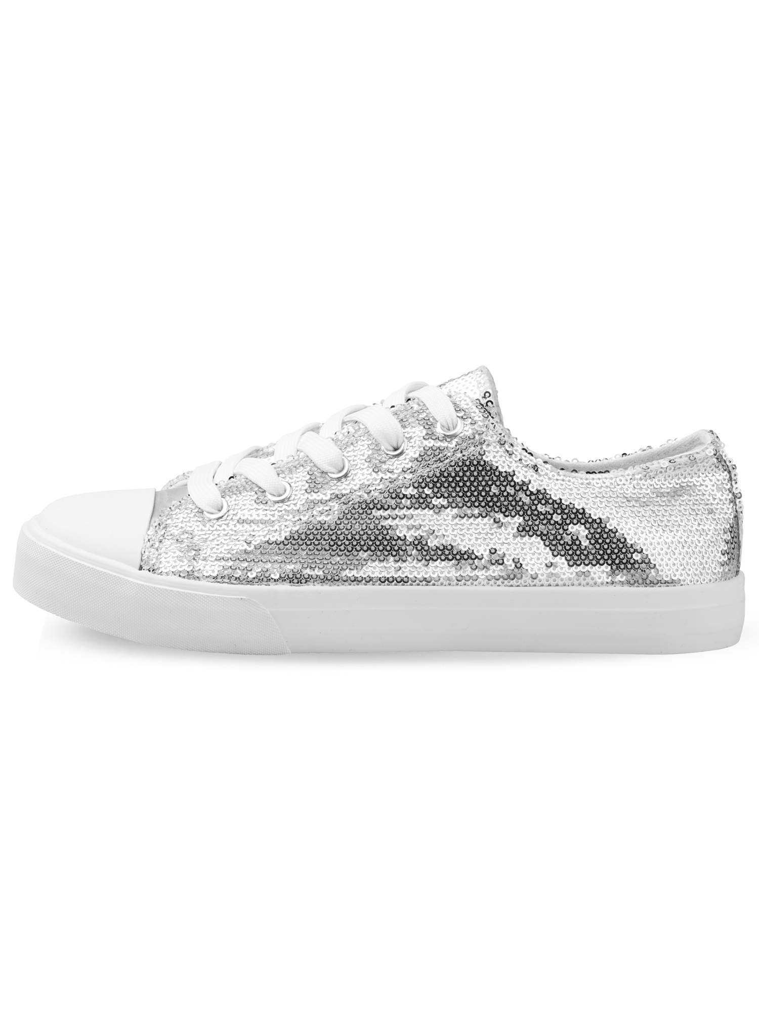 Canvas Paljett Sølv