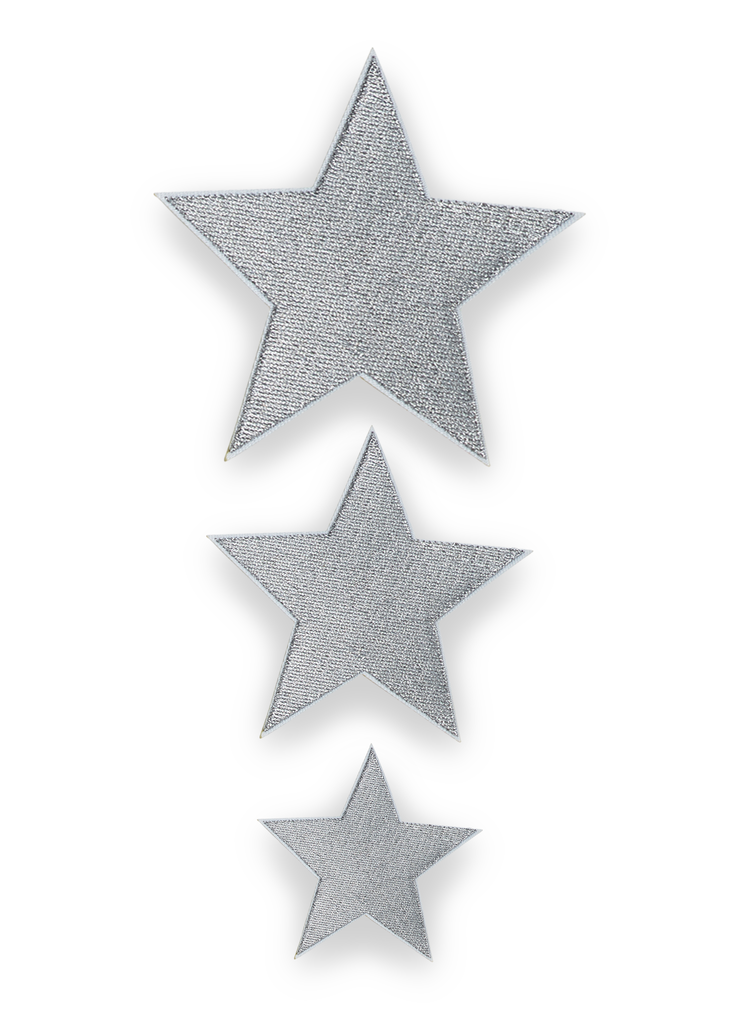 Stjerner 3-pack Sølv