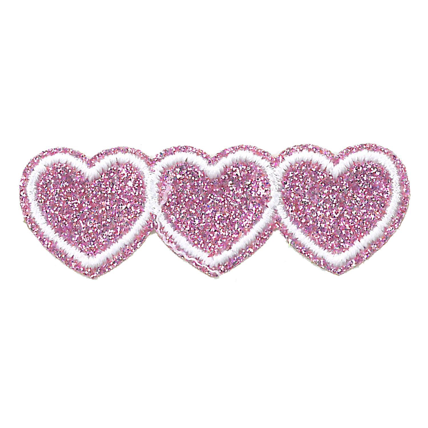 Badge Love Heart Glitter - 343