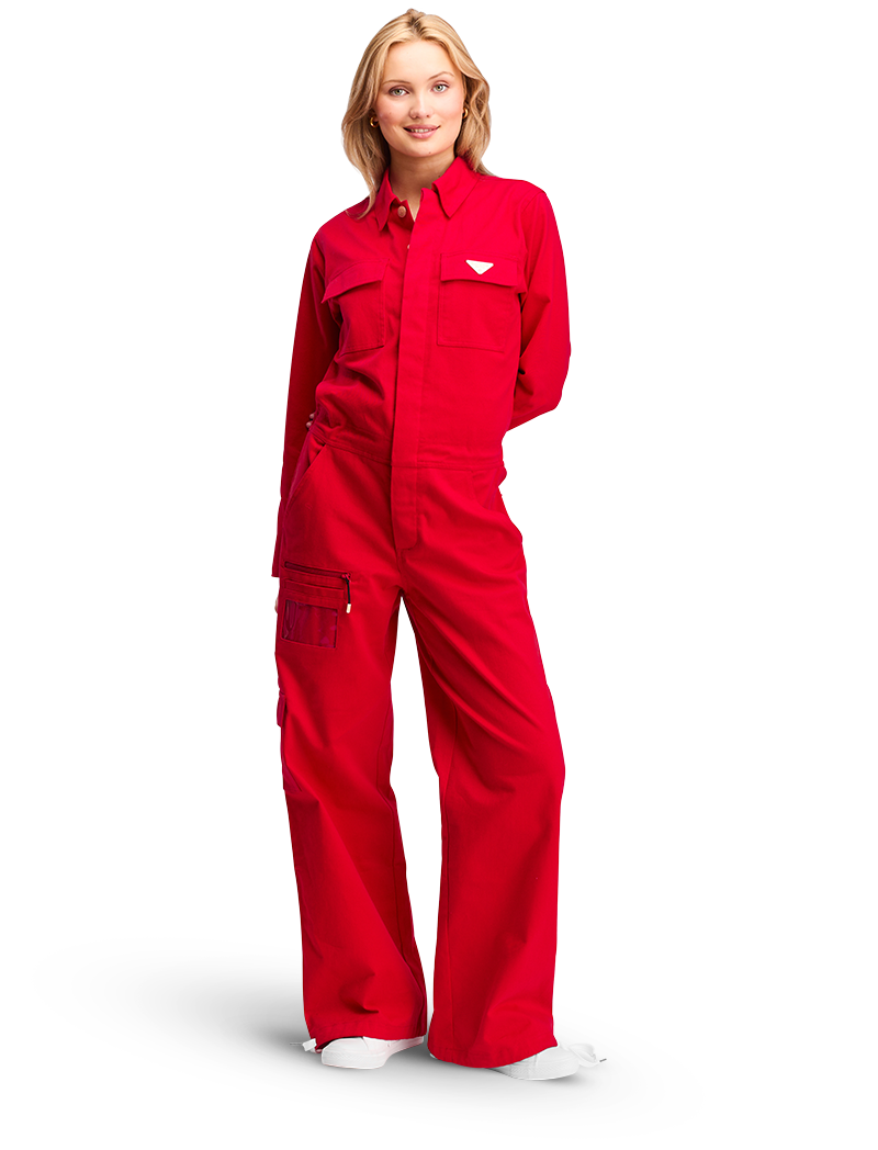 Heldress Blackline Cotton Jente Wide Leg