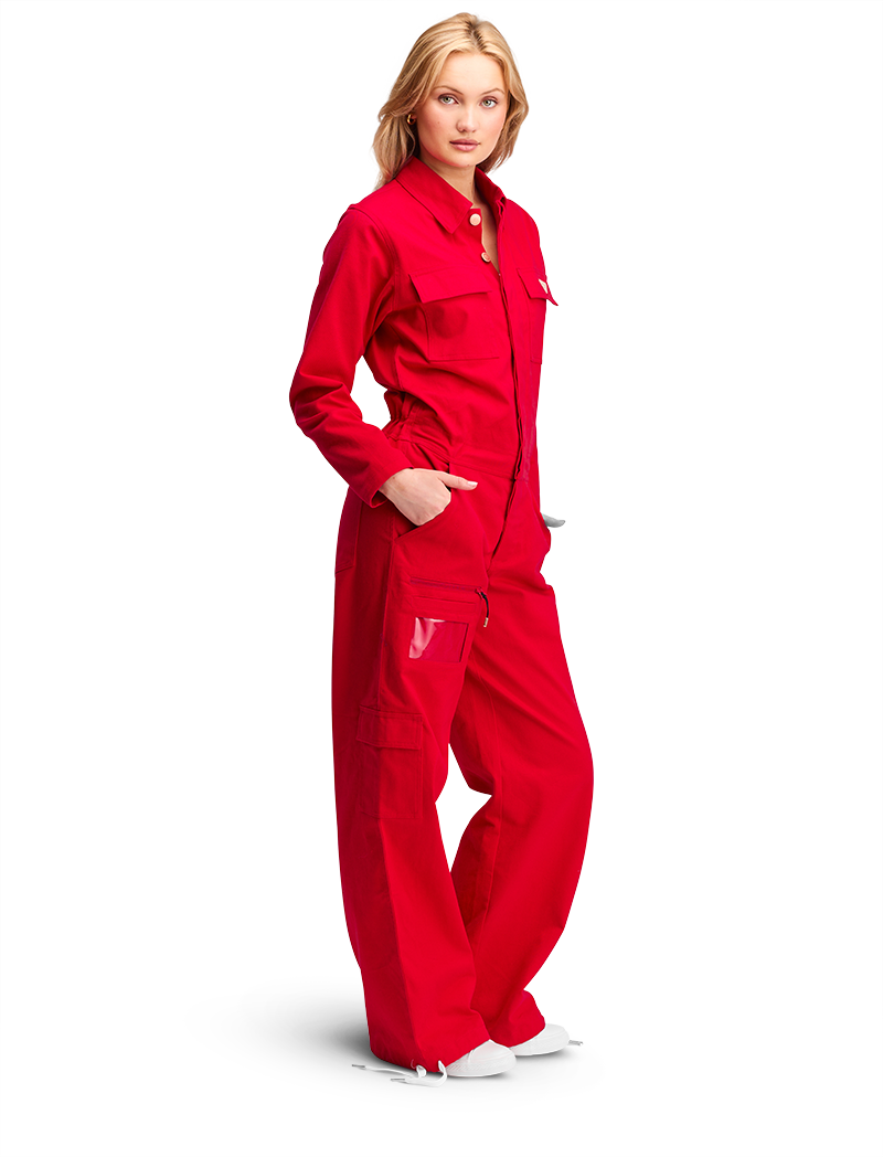 Heldress Blackline Cotton Jente Wide Leg Long