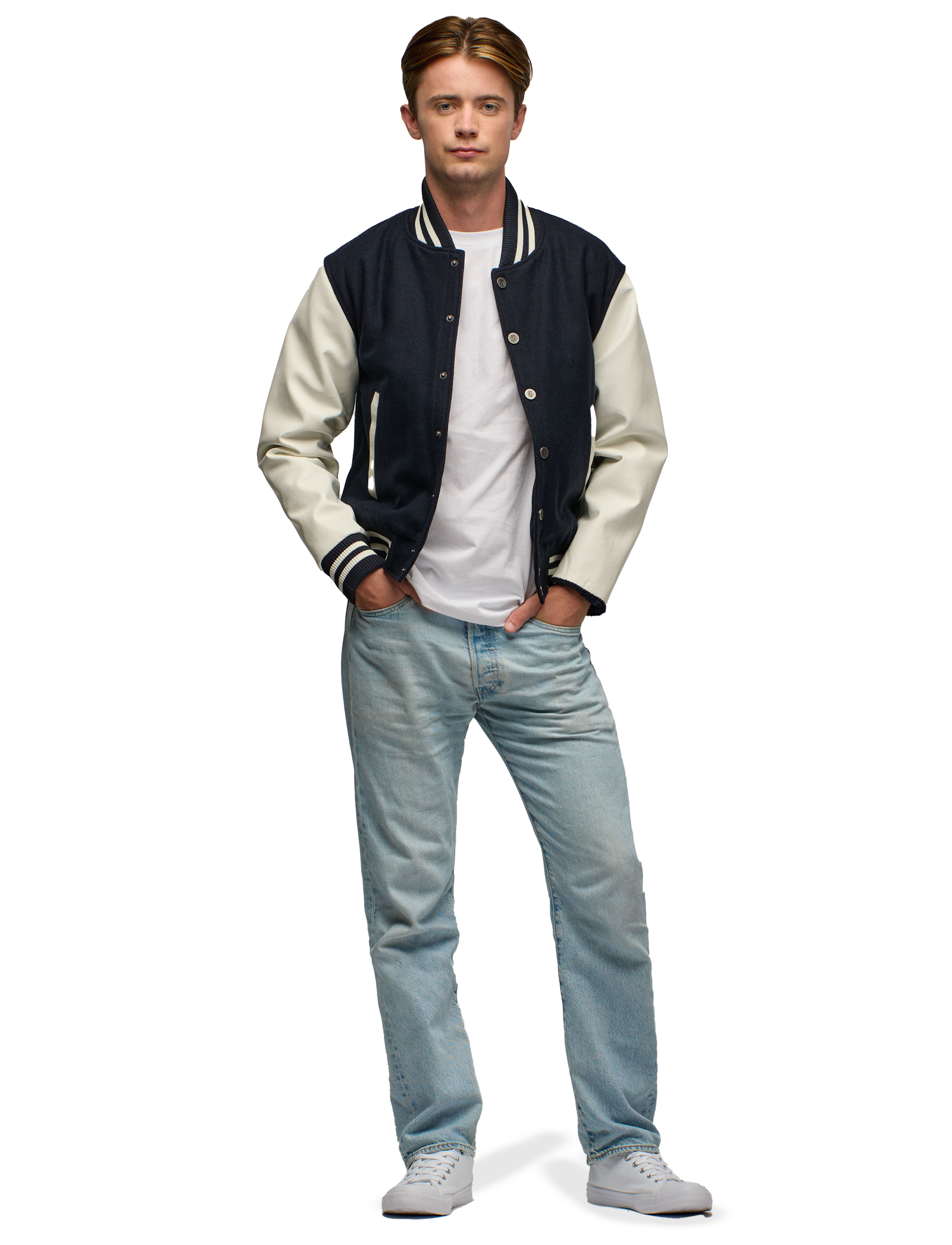 Collegejakke Navy