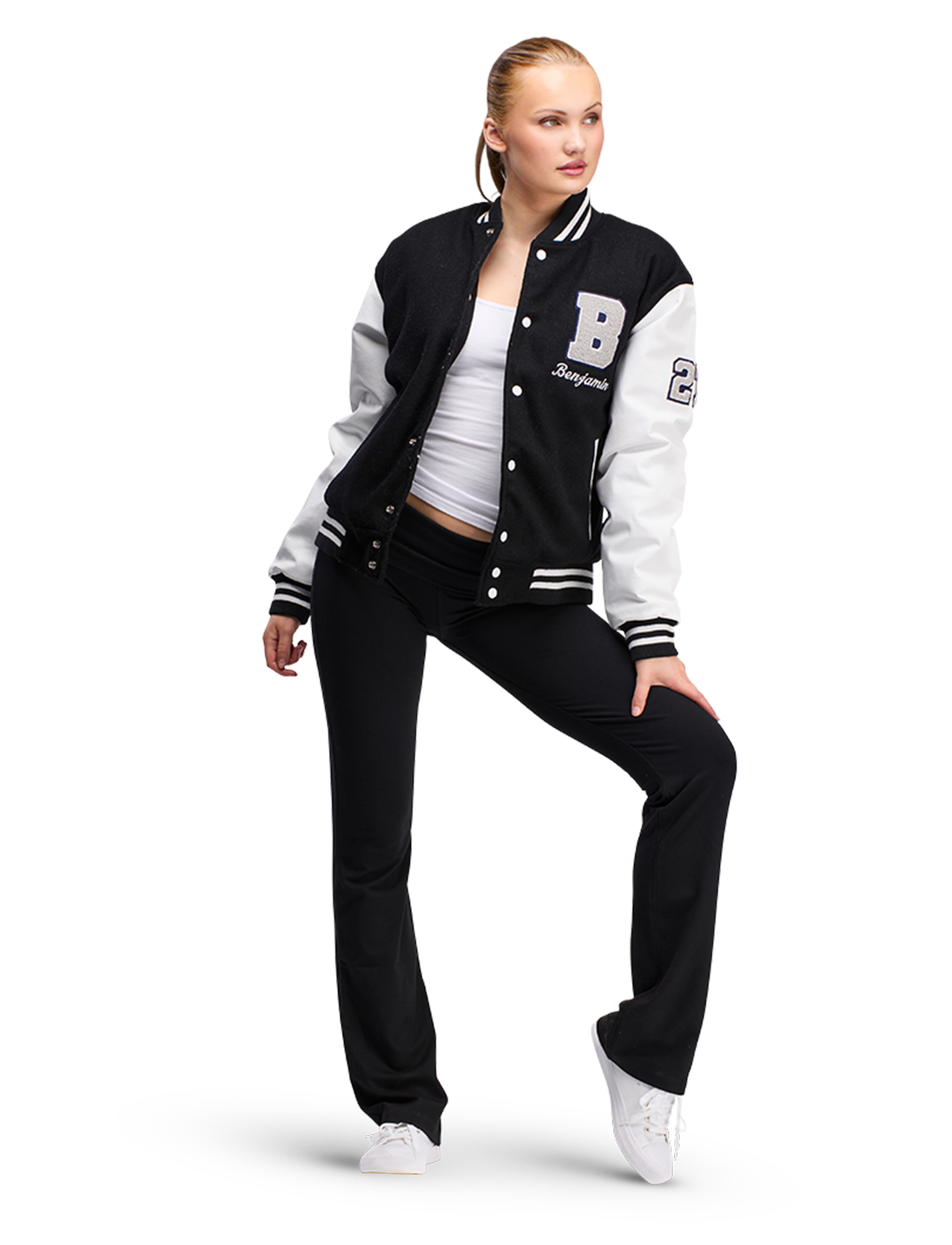 Baseballjakke Sort
