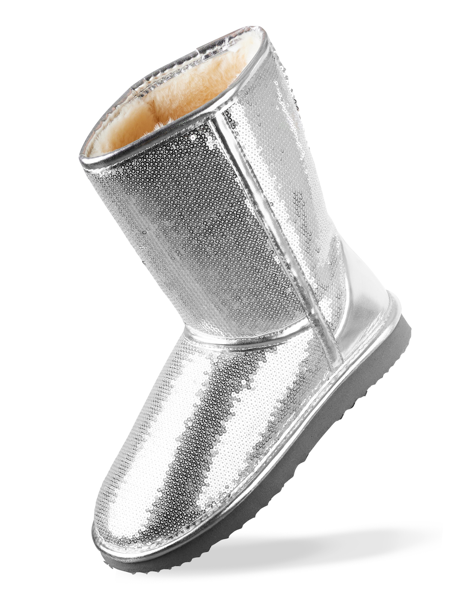 Boots Høy Sølv