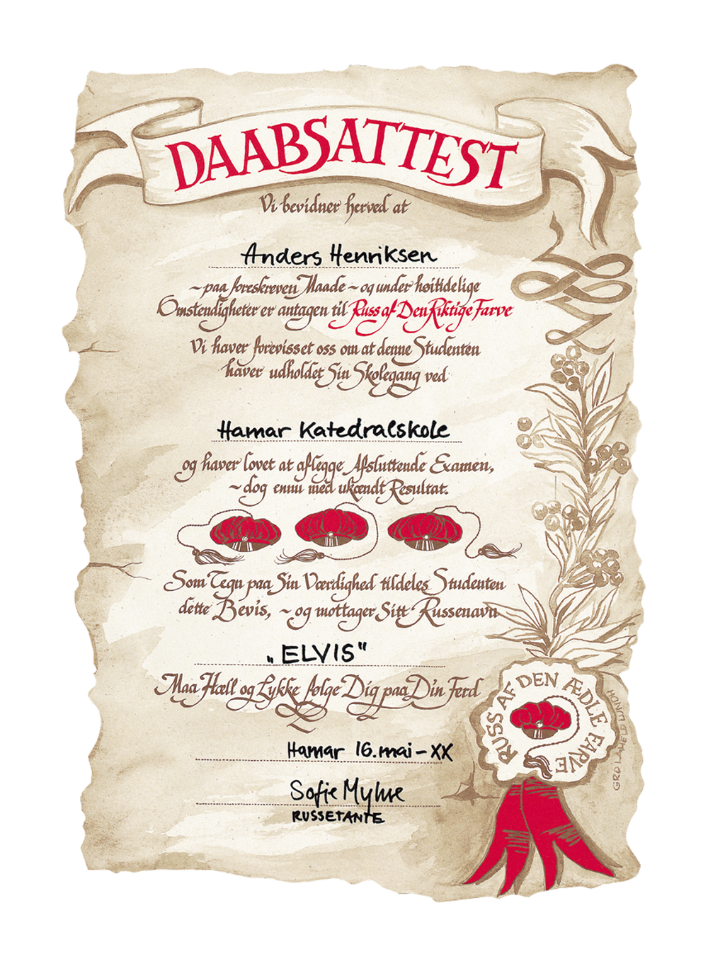 Dåpsattest