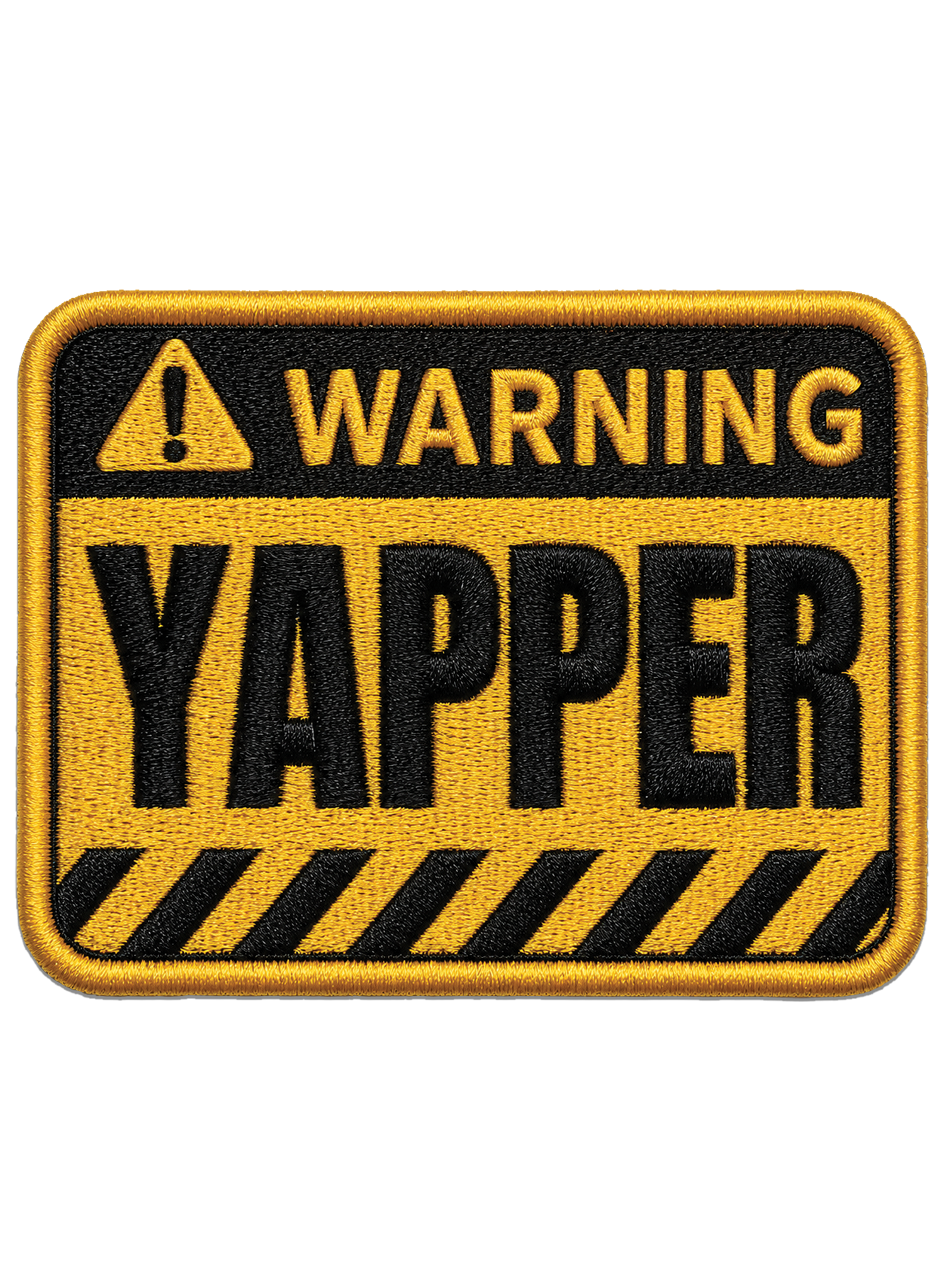 Badge Warning Yapper