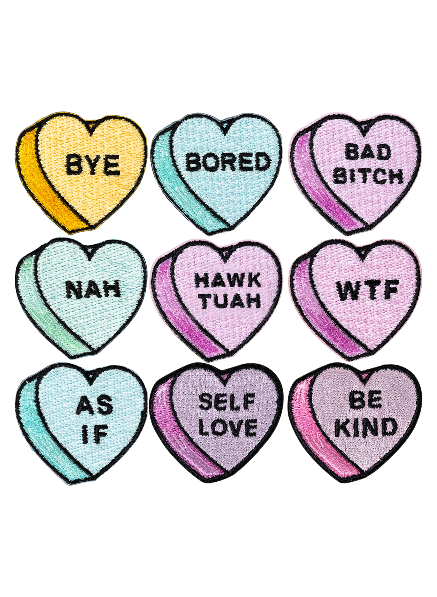 Badgesett Hjerter